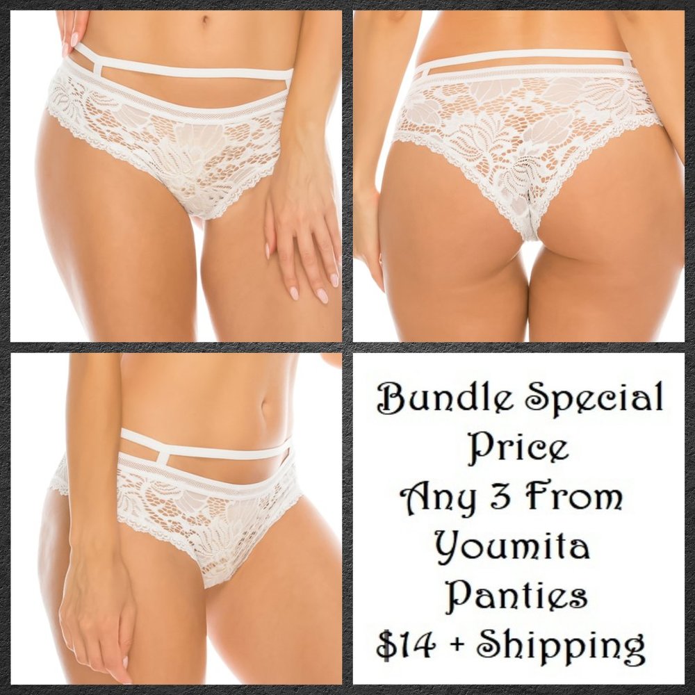 Youmita Floral Lace Bikini Underwear